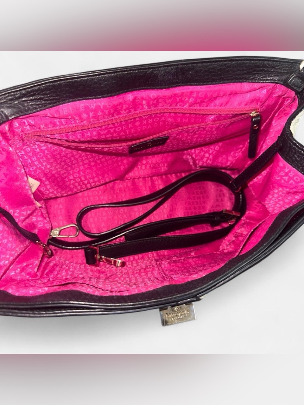 Kate Spade Satchel with Envelope Flap and Crossbody Strap - Picture 6 of 8